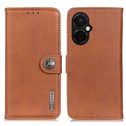 Funda de Cuero Cartera con Soporte Carcasa K02Z para OnePlus Nord CE 3 5G Marron