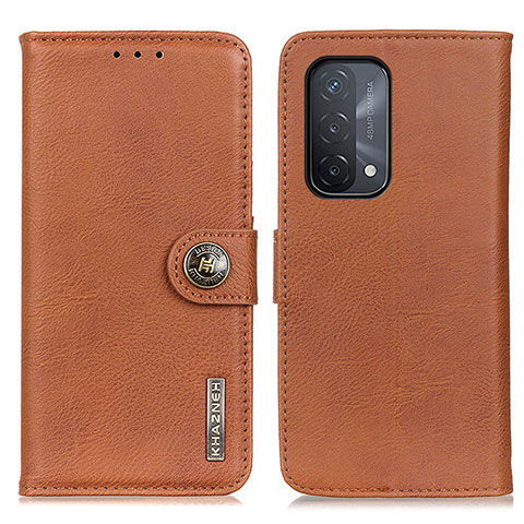 Funda de Cuero Cartera con Soporte Carcasa K02Z para OnePlus Nord N200 5G Marron