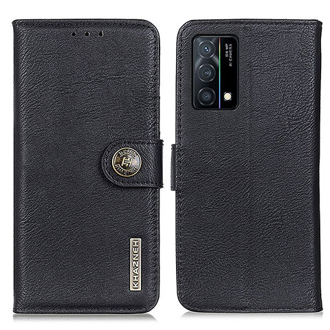 Funda de Cuero Cartera con Soporte Carcasa K02Z para Oppo K9 5G Negro