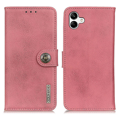 Funda de Cuero Cartera con Soporte Carcasa K02Z para Samsung Galaxy A04 4G Rosa