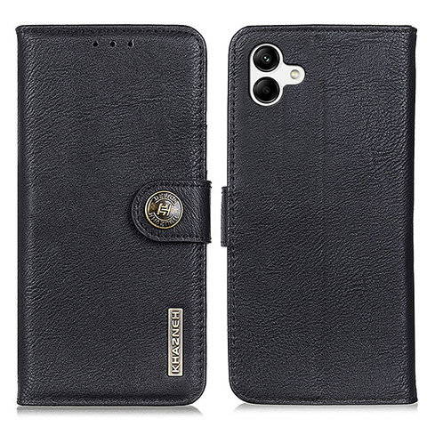 Funda de Cuero Cartera con Soporte Carcasa K02Z para Samsung Galaxy A04E Negro