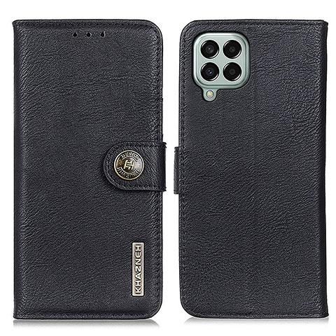 Funda de Cuero Cartera con Soporte Carcasa K02Z para Samsung Galaxy M33 5G Negro