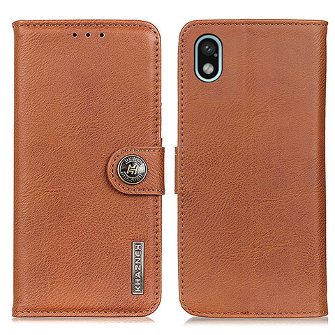 Funda de Cuero Cartera con Soporte Carcasa K02Z para Sony Xperia Ace III Marron