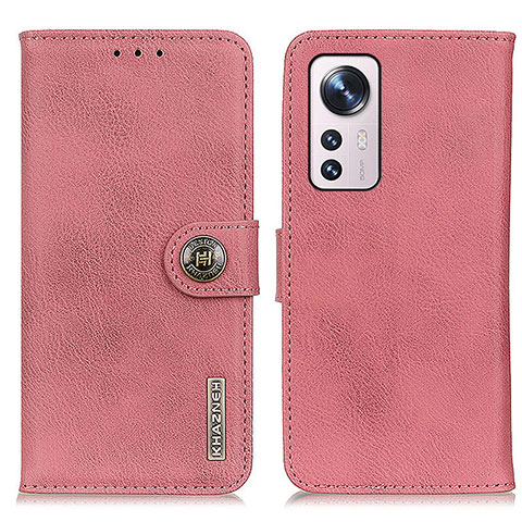 Funda de Cuero Cartera con Soporte Carcasa K02Z para Xiaomi Mi 12 Lite 5G Rosa