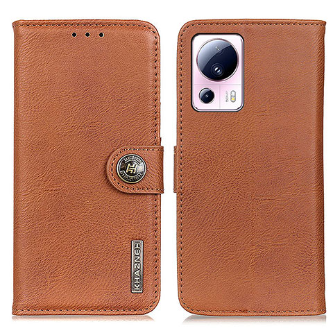 Funda de Cuero Cartera con Soporte Carcasa K02Z para Xiaomi Mi 12 Lite NE 5G Marron