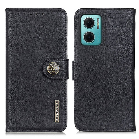 Funda de Cuero Cartera con Soporte Carcasa K02Z para Xiaomi Redmi 10 Prime Plus 5G Negro