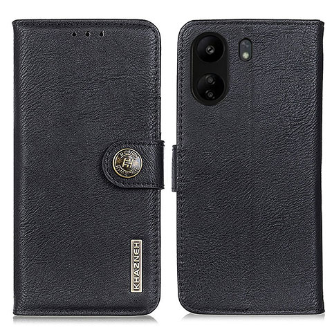 Funda de Cuero Cartera con Soporte Carcasa K02Z para Xiaomi Redmi 13C Negro