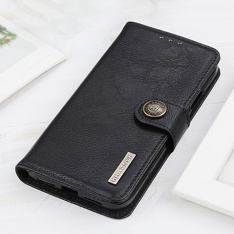 Funda de Cuero Cartera con Soporte Carcasa K02Z para Xiaomi Redmi 9 Power Negro