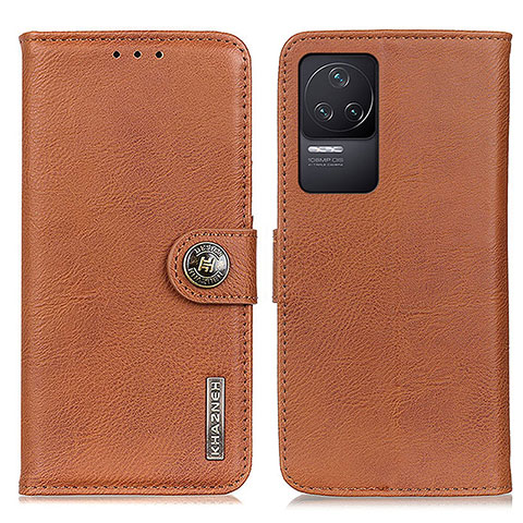 Funda de Cuero Cartera con Soporte Carcasa K02Z para Xiaomi Redmi K50 5G Marron