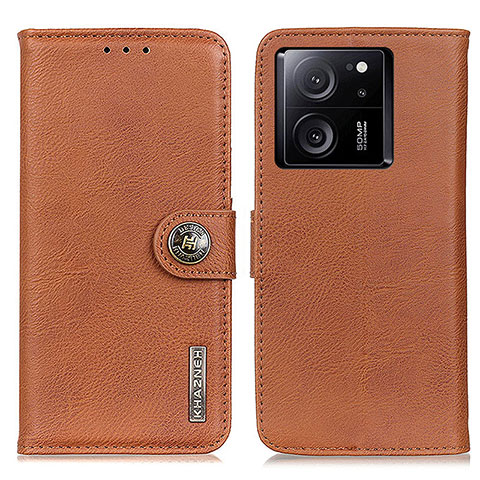 Funda de Cuero Cartera con Soporte Carcasa K02Z para Xiaomi Redmi K60 Ultra 5G Marron