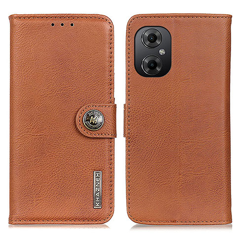 Funda de Cuero Cartera con Soporte Carcasa K02Z para Xiaomi Redmi Note 11R 5G Marron