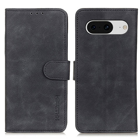 Funda de Cuero Cartera con Soporte Carcasa K03Z para Google Pixel 8 5G Negro