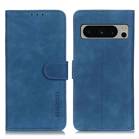 Funda de Cuero Cartera con Soporte Carcasa K03Z para Google Pixel 8 Pro 5G Azul