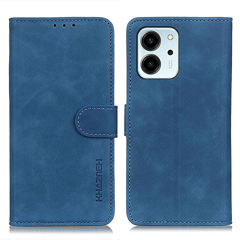 Funda de Cuero Cartera con Soporte Carcasa K03Z para Huawei Honor 80 SE 5G Azul