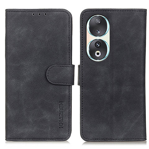 Funda de Cuero Cartera con Soporte Carcasa K03Z para Huawei Honor 90 5G Negro