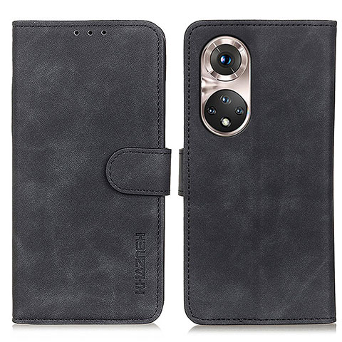 Funda de Cuero Cartera con Soporte Carcasa K03Z para Huawei Nova 9 Pro Negro