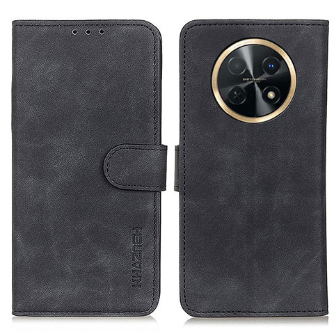 Funda de Cuero Cartera con Soporte Carcasa K03Z para Huawei Nova Y91 Negro