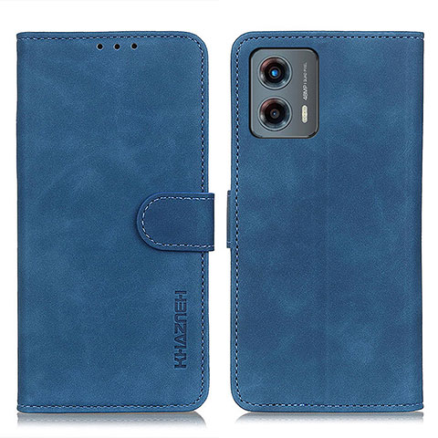 Funda de Cuero Cartera con Soporte Carcasa K03Z para Motorola Moto G 5G (2023) Azul