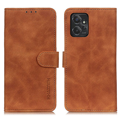 Funda de Cuero Cartera con Soporte Carcasa K03Z para Motorola Moto G Power 5G (2023) Marron