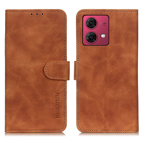 Funda de Cuero Cartera con Soporte Carcasa K03Z para Motorola Moto G84 5G Marron