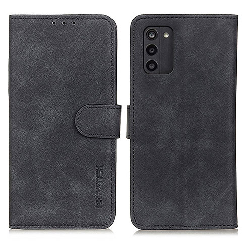 Funda de Cuero Cartera con Soporte Carcasa K03Z para Nokia G100 Negro