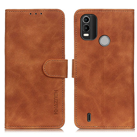 Funda de Cuero Cartera con Soporte Carcasa K03Z para Nokia G11 Plus Marron