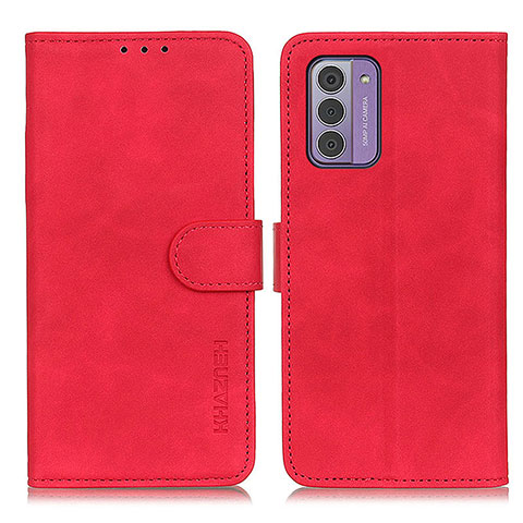 Funda de Cuero Cartera con Soporte Carcasa K03Z para Nokia G310 5G Rojo