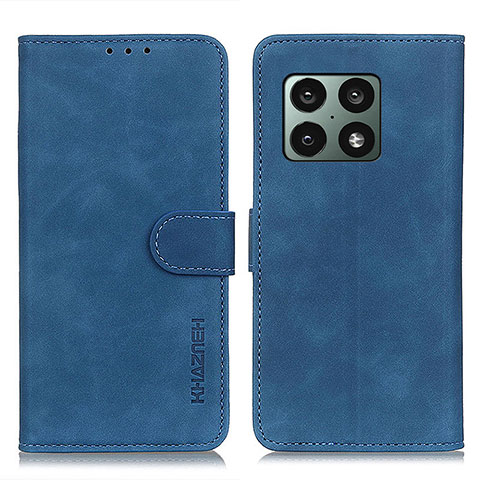 Funda de Cuero Cartera con Soporte Carcasa K03Z para OnePlus 10 Pro 5G Azul