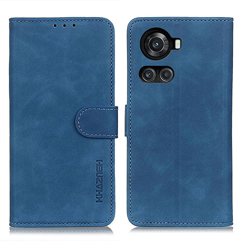 Funda de Cuero Cartera con Soporte Carcasa K03Z para OnePlus 10R 5G Azul