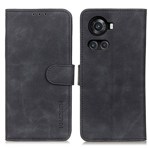 Funda de Cuero Cartera con Soporte Carcasa K03Z para OnePlus 10R 5G Negro