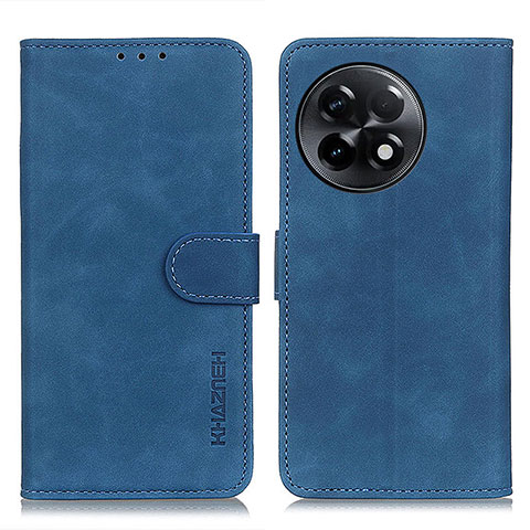 Funda de Cuero Cartera con Soporte Carcasa K03Z para OnePlus 11R 5G Azul