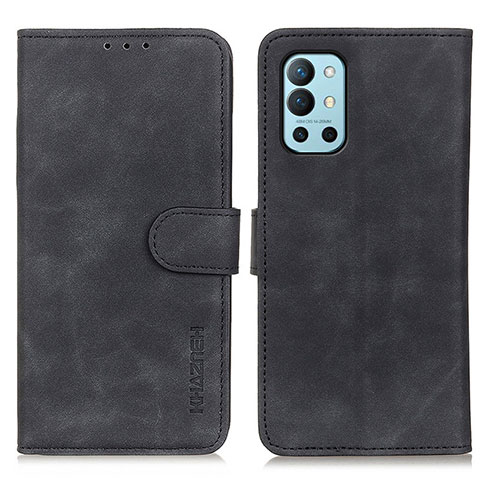 Funda de Cuero Cartera con Soporte Carcasa K03Z para OnePlus 9R 5G Negro