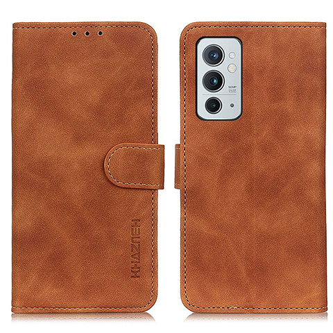 Funda de Cuero Cartera con Soporte Carcasa K03Z para OnePlus 9RT 5G Marron