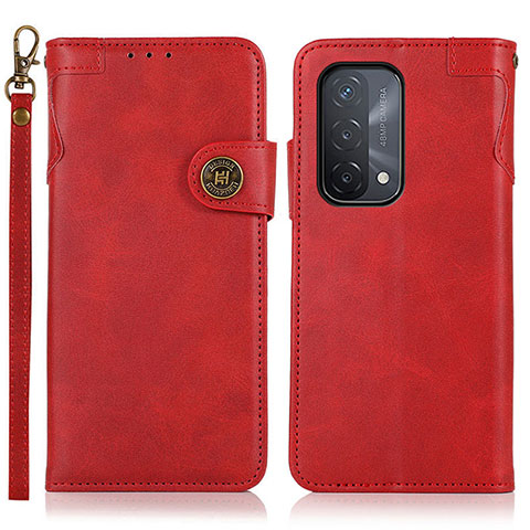 Funda de Cuero Cartera con Soporte Carcasa K03Z para OnePlus Nord N200 5G Rojo