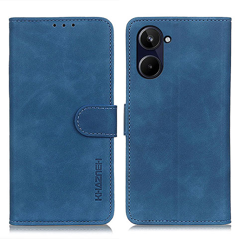 Funda de Cuero Cartera con Soporte Carcasa K03Z para Realme 10 4G Azul