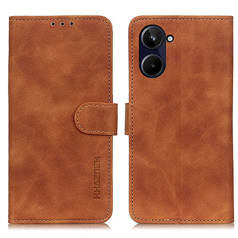 Funda de Cuero Cartera con Soporte Carcasa K03Z para Realme 10 4G Marron