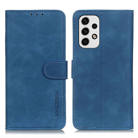 Funda de Cuero Cartera con Soporte Carcasa K03Z para Samsung Galaxy A23 4G Azul