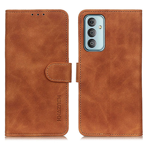 Funda de Cuero Cartera con Soporte Carcasa K03Z para Samsung Galaxy M13 4G Marron