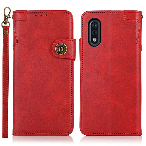 Funda de Cuero Cartera con Soporte Carcasa K03Z para Sony Xperia Ace II Rojo