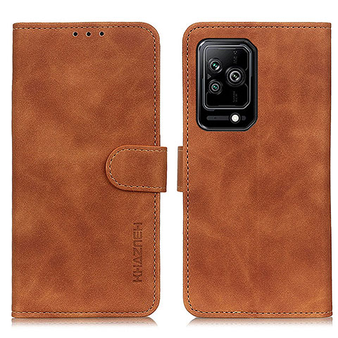 Funda de Cuero Cartera con Soporte Carcasa K03Z para Xiaomi Black Shark 5 5G Marron