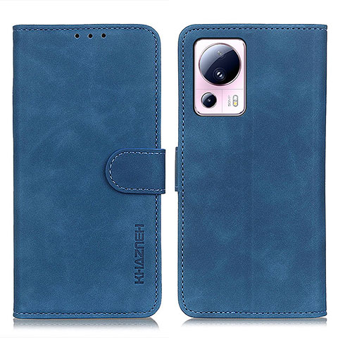 Funda de Cuero Cartera con Soporte Carcasa K03Z para Xiaomi Civi 2 5G Azul