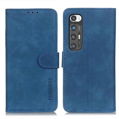 Funda de Cuero Cartera con Soporte Carcasa K03Z para Xiaomi Mi 10S 5G Azul