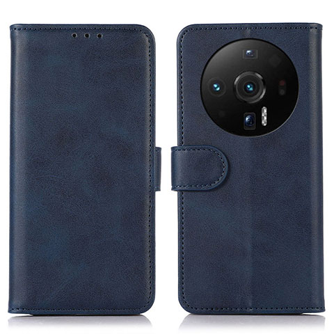 Funda de Cuero Cartera con Soporte Carcasa K03Z para Xiaomi Mi 12S Ultra 5G Azul