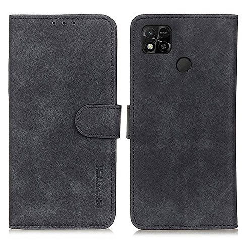 Funda de Cuero Cartera con Soporte Carcasa K03Z para Xiaomi POCO C31 Negro