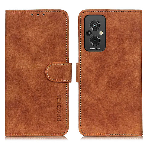 Funda de Cuero Cartera con Soporte Carcasa K03Z para Xiaomi Redmi 11 Prime 4G Marron