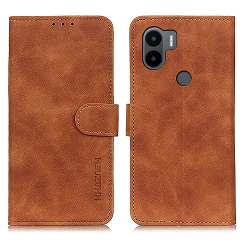 Funda de Cuero Cartera con Soporte Carcasa K03Z para Xiaomi Redmi A1 Plus Marron