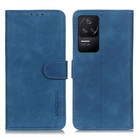 Funda de Cuero Cartera con Soporte Carcasa K03Z para Xiaomi Redmi K40S 5G Azul