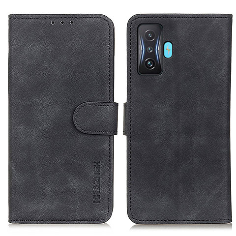 Funda de Cuero Cartera con Soporte Carcasa K03Z para Xiaomi Redmi K50 Gaming 5G Negro