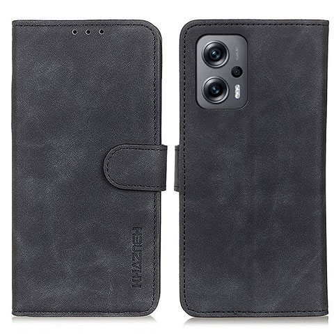 Funda de Cuero Cartera con Soporte Carcasa K03Z para Xiaomi Redmi Note 11T Pro+ Plus 5G Negro