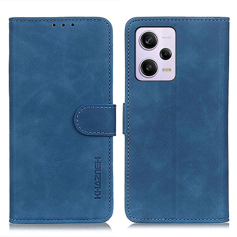 Funda de Cuero Cartera con Soporte Carcasa K03Z para Xiaomi Redmi Note 12 Pro 5G Azul